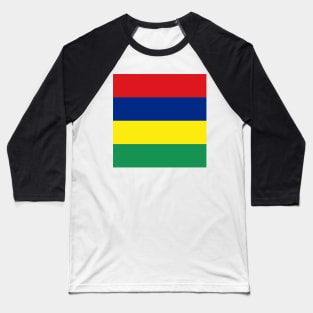 Mauritius flag Baseball T-Shirt